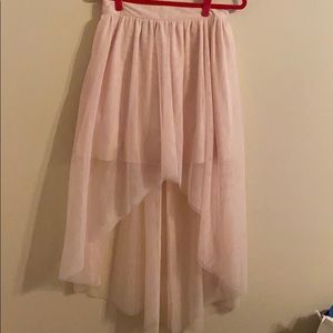 NWOT Amy Byer Blush Pink Tulle Skirt